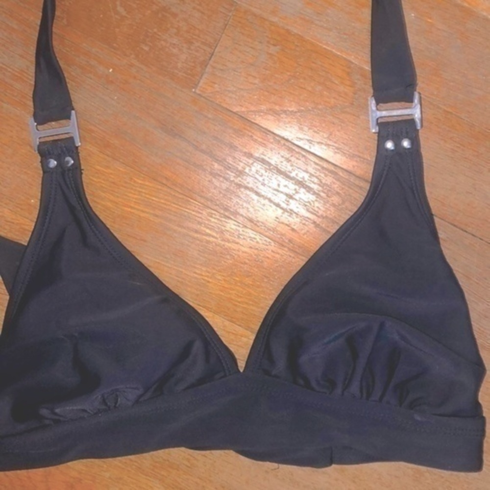Converse Gray padded bikini top size small